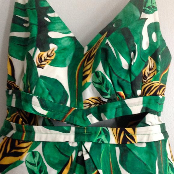 Farm Rio Max Amazonia Cutout Mini Dress - Picture 4 of 13